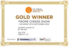 'BEST FETA' GOLD AWARD FOR FETA PDO CHEESE AT THE Global Cheese Awards 2016 (FROME, UK)
