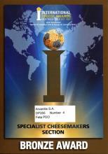 ΧΑΛΚΙΝΟ ΒΡΑΒΕΙΟ ΓΙΑ ΤΗ ΦΕΤΑ ΠΟΠ ΣΤΑ International  Cheese Awards 2014  (NANTWICH, ΑΓΓΛΙΑ)