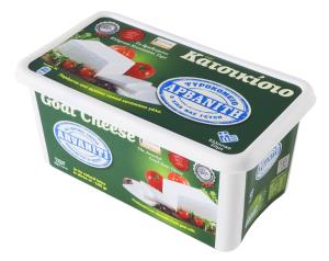Κατσικίσιο τυρί τάπερ 2 kg σε μερίδες